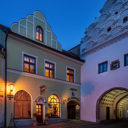 Hotel Bily Jednorozec Třeboň 외부 사진