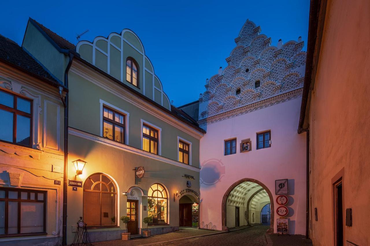 Hotel Bily Jednorozec Třeboň 외부 사진